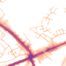 Daytime road noise heatmap for WS13 8GR