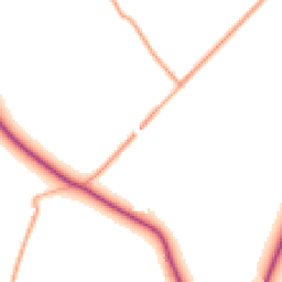 Daytime road noise heatmap for WS13 8HJ