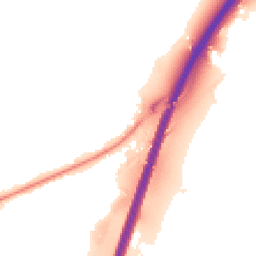 Night-time road noise heatmap for WS13 8LS