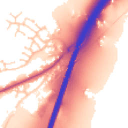 Daytime road noise heatmap for WS13 8NB
