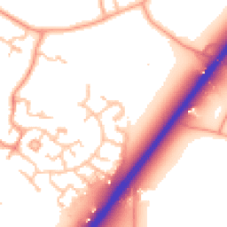 Daytime road noise heatmap for WS13 8PQ