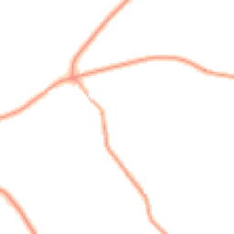 Daytime road noise heatmap for WS13 8PY