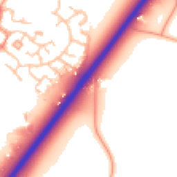 Daytime road noise heatmap for WS13 8RE