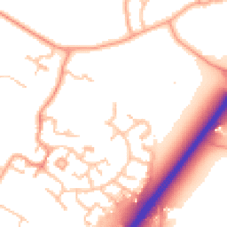 Daytime road noise heatmap for WS13 8RX