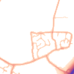 Daytime road noise heatmap for WS13 8SD