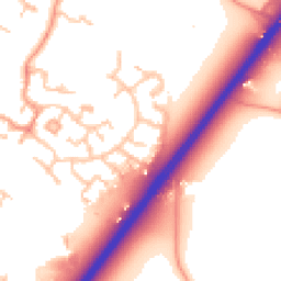 Daytime road noise heatmap for WS13 8SH