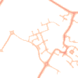 Daytime road noise heatmap for WS13 8SW