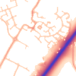 Daytime road noise heatmap for WS13 8TR