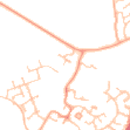 Daytime road noise heatmap for WS13 8UP