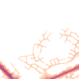 Daytime road noise heatmap for WS13 8WN