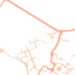 Daytime road noise heatmap for WS13 8XN