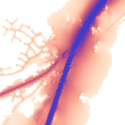 Daytime road noise heatmap for WS13 8XY