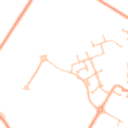 Daytime road noise heatmap for WS13 8YD