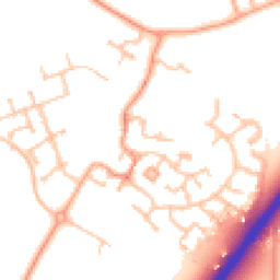 Daytime road noise heatmap for WS13 8ZE