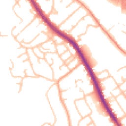 Daytime road noise heatmap for WS15 1AD
