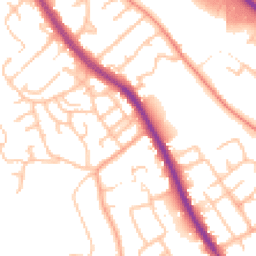 Daytime road noise heatmap for WS15 1AF