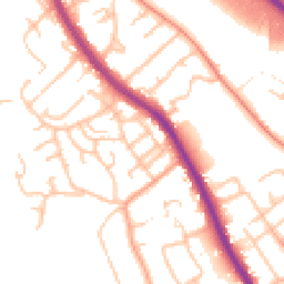 Daytime road noise heatmap for WS15 1AG