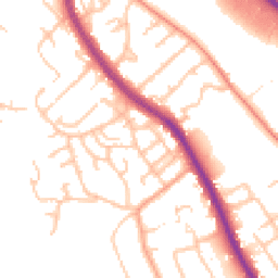 Daytime road noise heatmap for WS15 1AJ