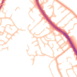 Daytime road noise heatmap for WS15 1AN