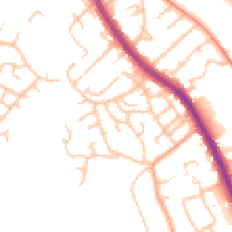 Daytime road noise heatmap for WS15 1AP