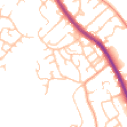 Daytime road noise heatmap for WS15 1AR