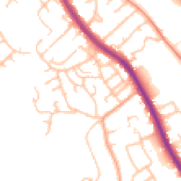 Daytime road noise heatmap for WS15 1AS