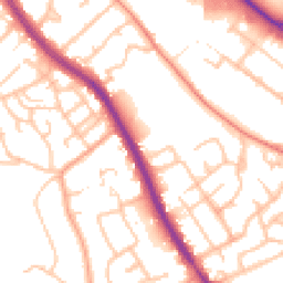 Daytime road noise heatmap for WS15 1BF