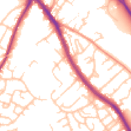 Daytime road noise heatmap for WS15 1BN