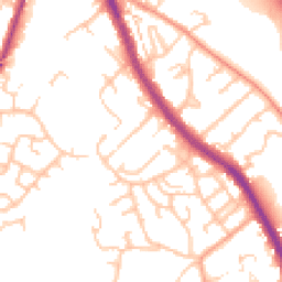 Daytime road noise heatmap for WS15 1BU