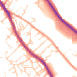 Daytime road noise heatmap for WS15 1DA