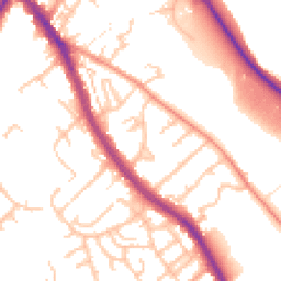 Daytime road noise heatmap for WS15 1DB