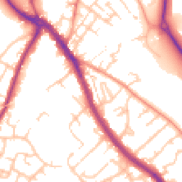 Daytime road noise heatmap for WS15 1DN