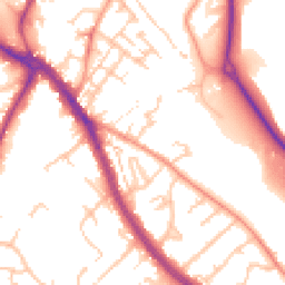 Daytime road noise heatmap for WS15 1DQ
