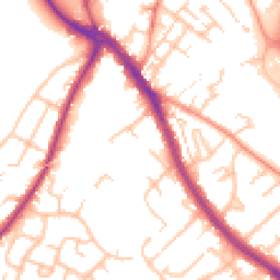 Daytime road noise heatmap for WS15 1FF