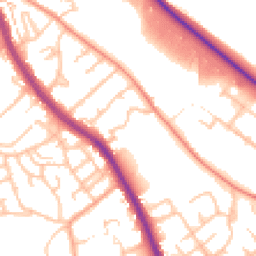 Daytime road noise heatmap for WS15 1FQ