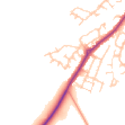 Daytime road noise heatmap for WS15 1GH