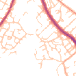 Daytime road noise heatmap for WS15 1GT