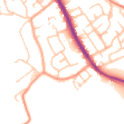 Daytime road noise heatmap for WS15 1HA