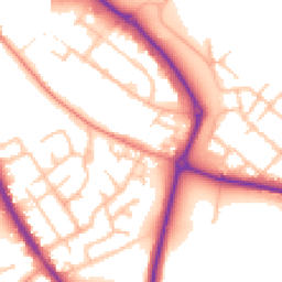 Daytime road noise heatmap for WS15 1PF