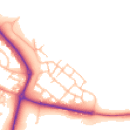 Daytime road noise heatmap for WS15 1RH