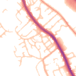 Daytime road noise heatmap for WS15 1SE
