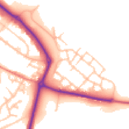 Daytime road noise heatmap for WS15 1SR