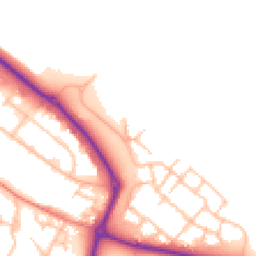 Daytime road noise heatmap for WS15 1SS