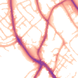 Daytime road noise heatmap for WS15 2BX