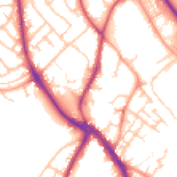 Daytime road noise heatmap for WS15 2DJ
