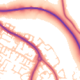 Daytime road noise heatmap for WS15 2EY