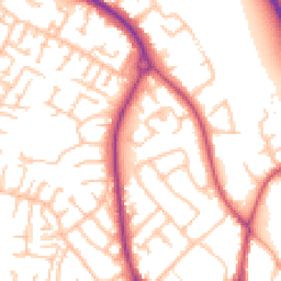 Daytime road noise heatmap for WS15 2FY