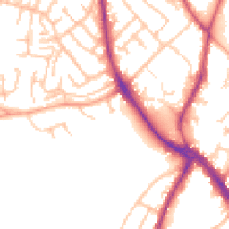 Daytime road noise heatmap for WS15 2GD