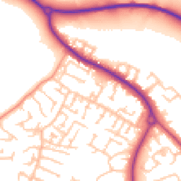 Daytime road noise heatmap for WS15 2NG
