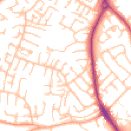 Daytime road noise heatmap for WS15 2RR
